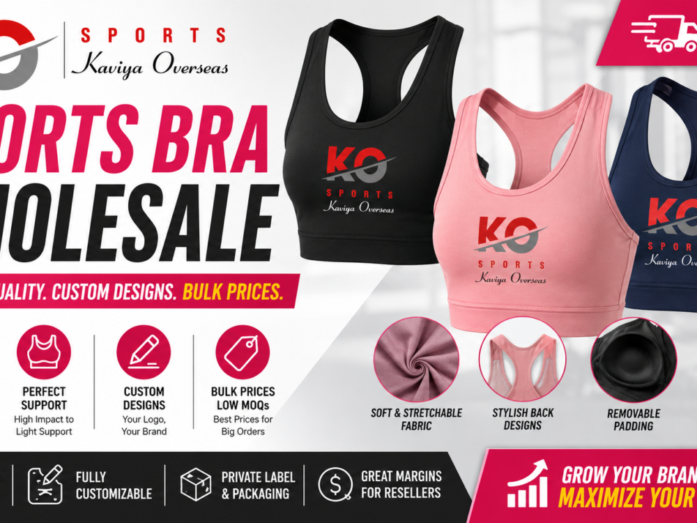 custom sports bra wholesale