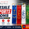 custom sports ribbons wholesale.