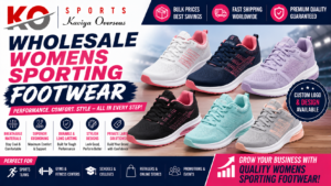 Wholesale Womens Sporting Footwear | Premium Athletic Shoes for Bulk Buyers